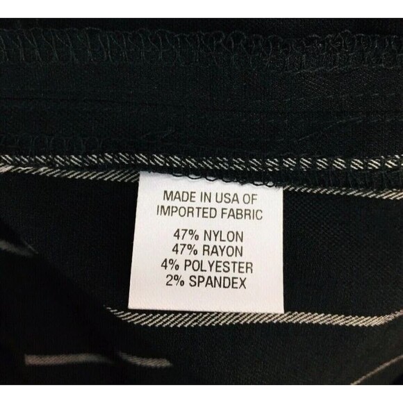 Supply & Demand Pinstriped Ruffled Flutter Sleeve Wrap Dress Large NEW - Picture 11 of 11